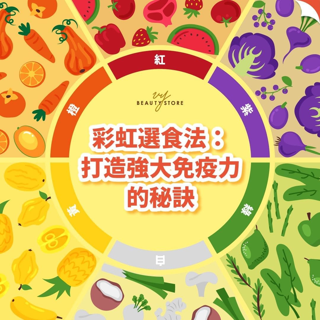 彩虹選食法:打造強大免疫力的秘訣