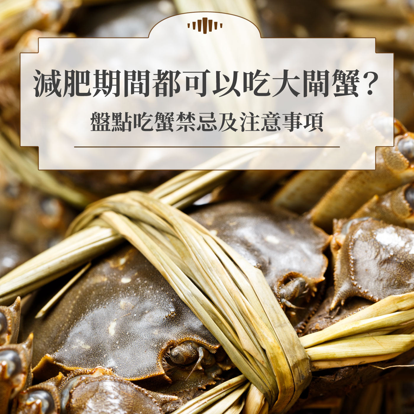 減肥期間, 食大閘蟹, 減體脂, 減肥