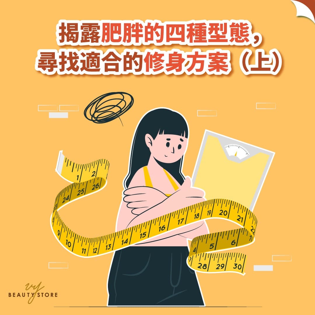 揭露肥胖的四種型態,尋找適合的修身方案(上)