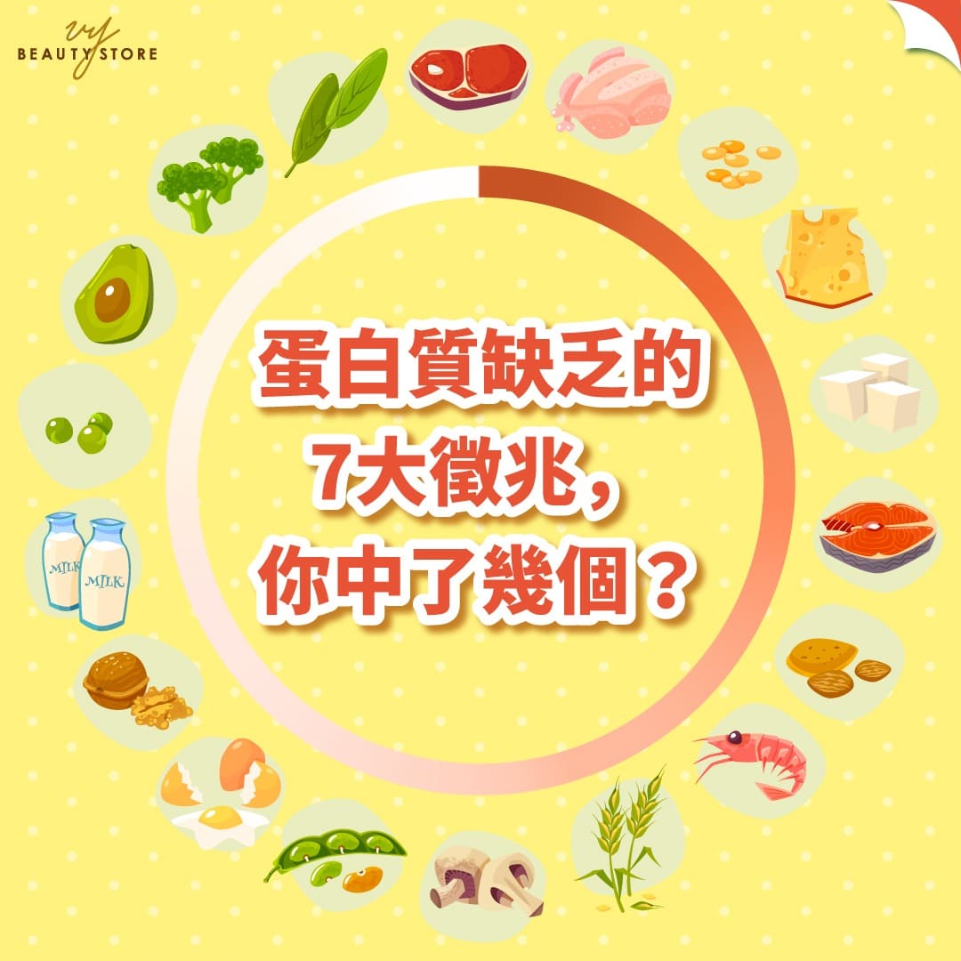 蛋白質缺乏的7大徵兆,你中了幾個?