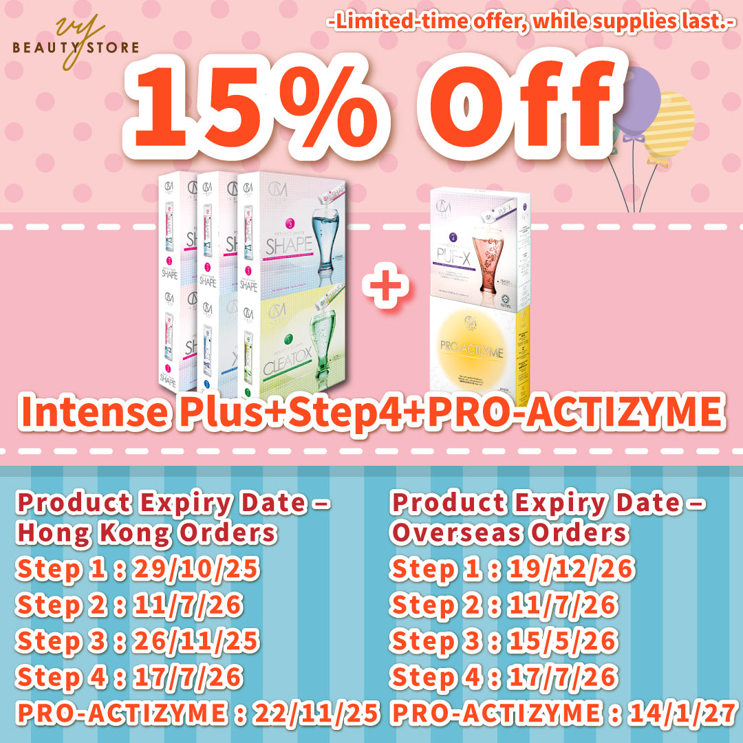 【限時85折】Intense Plus ++ + 瘦瘦菌 - 速效加強瘦瘦菌燃脂消腫超值裝（產品有效期請參閱產品圖片或說明）